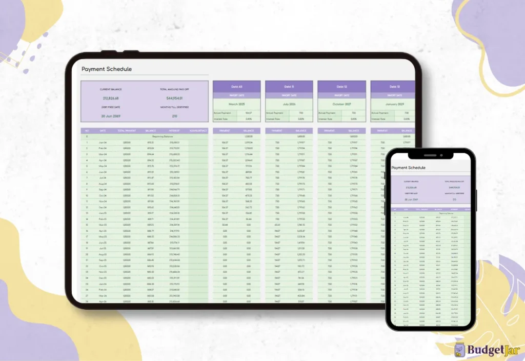 Debt Repayment Tracker - Budget Jar